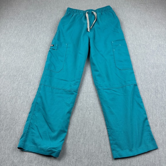 Grey's Anatomy by Barco Scrub Pants Womens Small Blue Cargo Medical Nursing - Picture 1 of 13